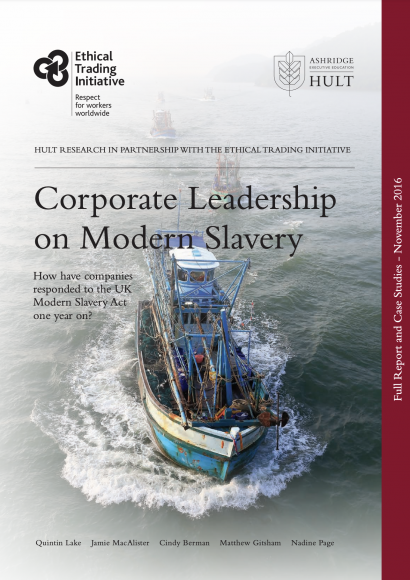 Corporate Leadership on Modern Slavery